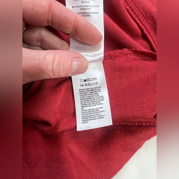 LUCKY BRAND Women’s rust red crew neck lightweight sweater size M - Picture 10 of 12